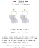 MY31098日韓風透明花朵耳環2020年新款潮亞克力花瓣耳環女超仙森系甜美