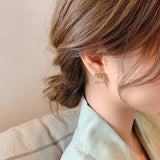 MY30621韓國東大門精緻輕奢冷淡風網紅氣質高級感滿鑽星星耳釘耳環