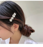 MY30265韓國髮飾春夏精緻晶石小花朵髮夾劉海側邊夾少女鴨嘴夾發卡時尚