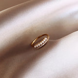 MY30386珍珠戒指女時尚個性食指指環ins潮網紅冷淡風日系輕奢時尚素圈