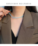 MY31750韓國氣質圓珠項鍊女2021年新款潮網紅氣質百搭鎖骨鏈時尚簡約頸鍊