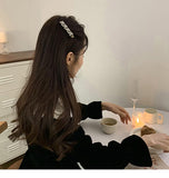 MY30686韓國珍珠髮夾側邊劉海高端氣質小巧精緻仙女網紅2021年新款頭飾