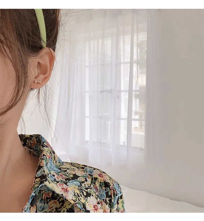 MY30597套裝耳釘s925銀針簡約女小巧氣質耳環2020年新款潮韓國網紅耳飾女