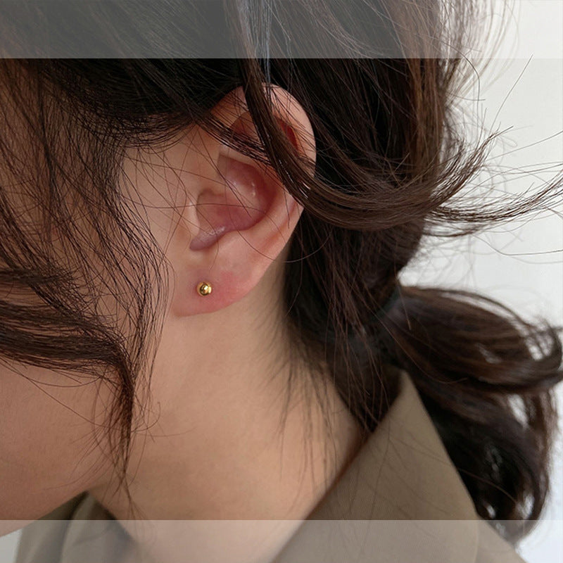 MY35965韓國簡約微鑲高級感耳飾品愛心星星不對稱設計感耳墜網紅個性耳環