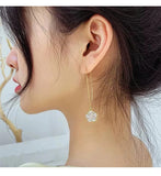 MY30136韓國東大門流蘇耳線長款氣質時尚耳環小眾設計感高級網紅耳釘女