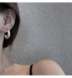 MY34203歐美高級氣質網紅時尚c形耳圈簡約百搭耳釘2021年新款潮耳飾