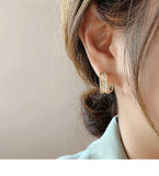 MY30289耳環2020年新款潮幾何簡約韓國氣質網紅S925銀針百搭耳釘女
