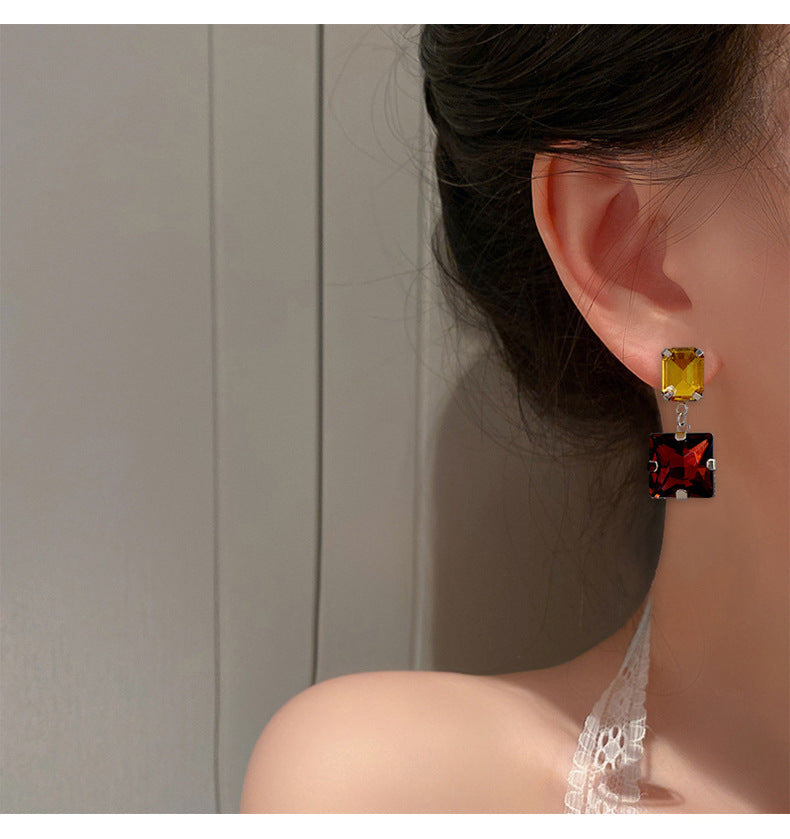 MY32490韓版超精緻耳飾女ins耳環小眾設計感高級百搭耳釘2021年新款