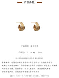 MY32418歐美氣質金屬圓圈耳環2021年新款潮高級輕奢銀針耳飾女小眾設計感