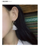MY31098日韓風透明花朵耳環2020年新款潮亞克力花瓣耳環女超仙森系甜美